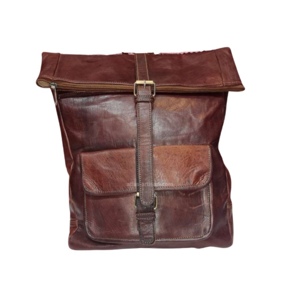 aliexpress leather backpack Mens with Front Pocket, Dark Brown / L built for all Backpack Purse Aliexpress Sac