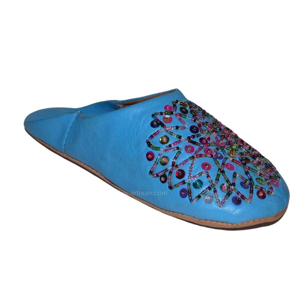 chaussures_cuir_style_marocain_pour_femmes_bleue