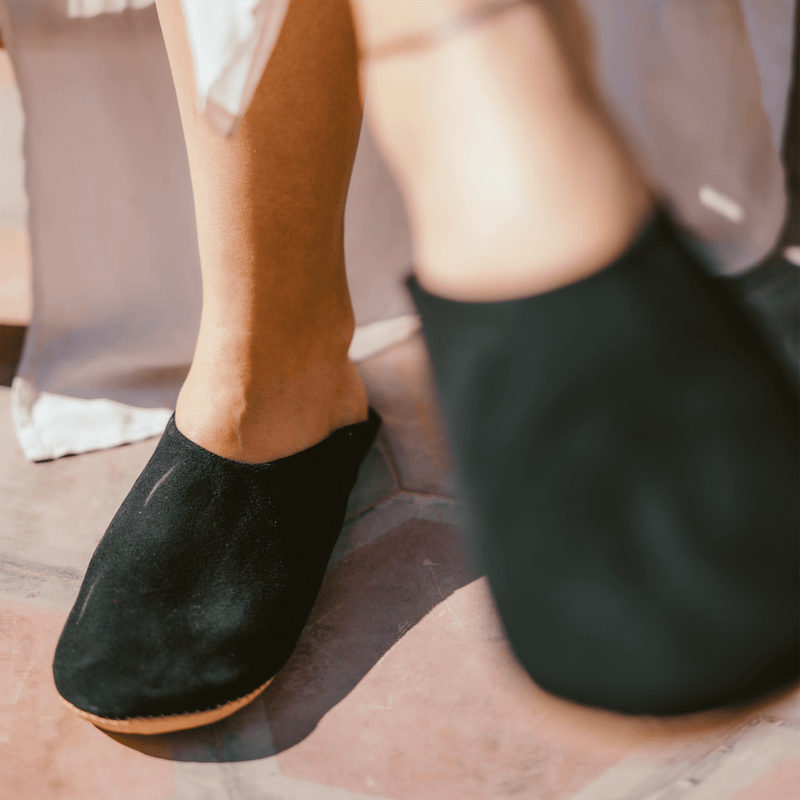 Babouches daim_chaussures