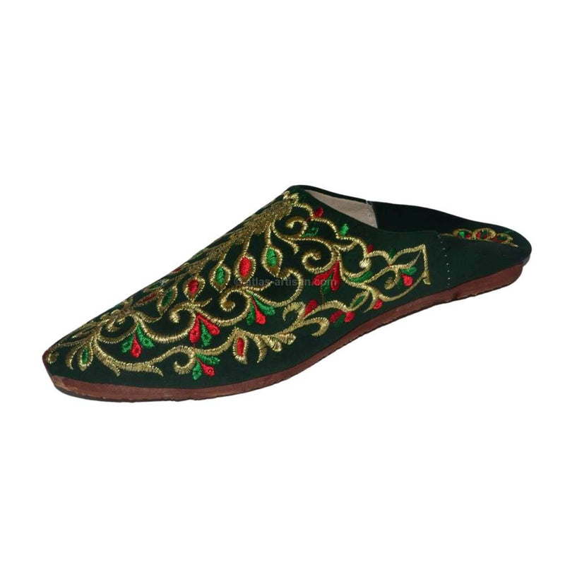 fassi_traditional_slippers_for_women_darkgreen