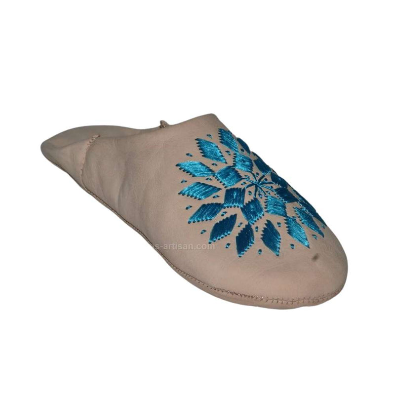 chaussures_marocain_cuir_pour_femmes_blanc_blue