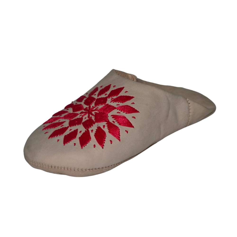 chaussures_marocain_cuir_pour_femmes_blanc_red