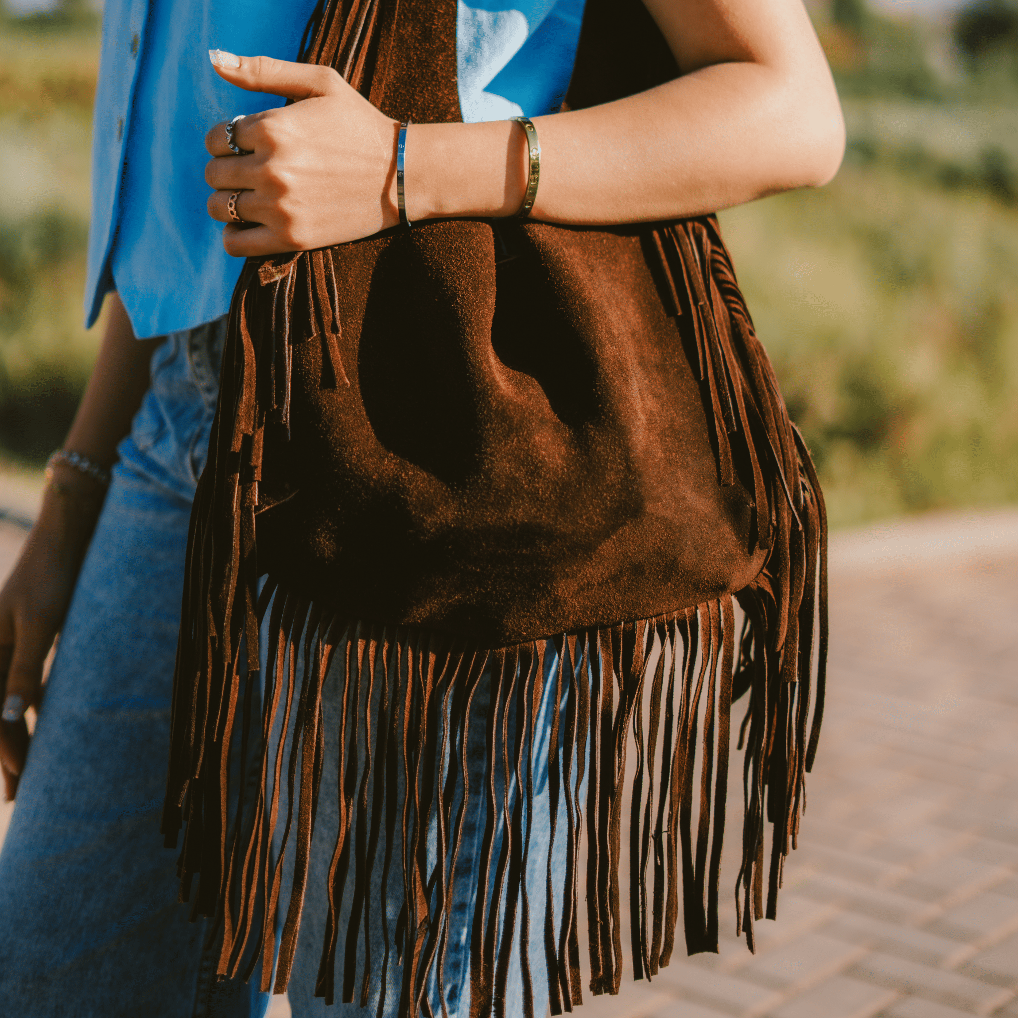 Bandoulière daim Nora_shoulder bag