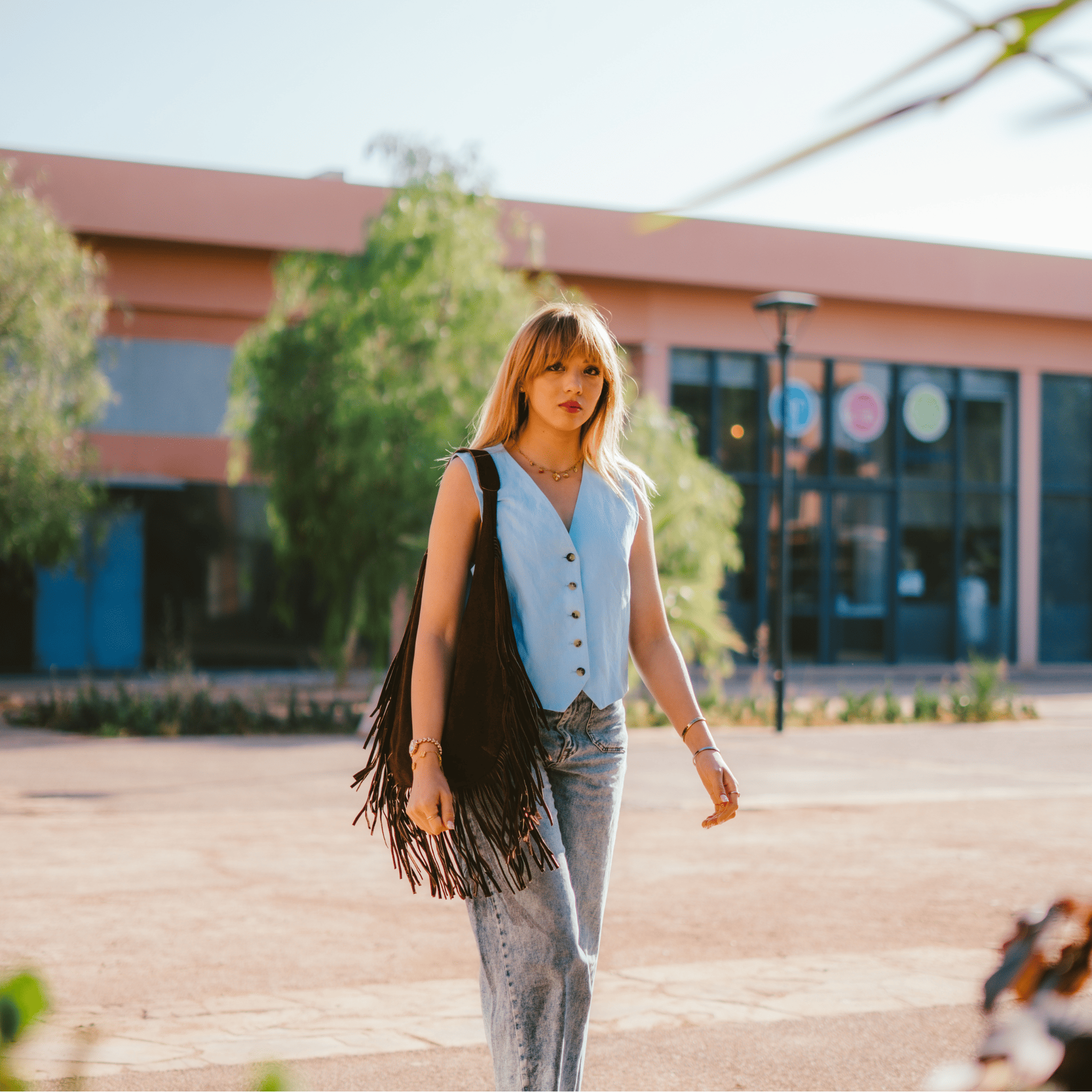 Bandoulière daim Nora_shoulder bag