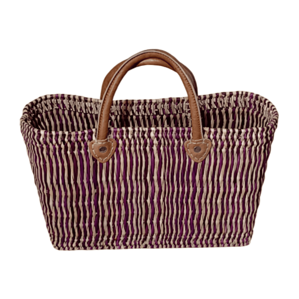 Beach bag of wicker Tamo_panier