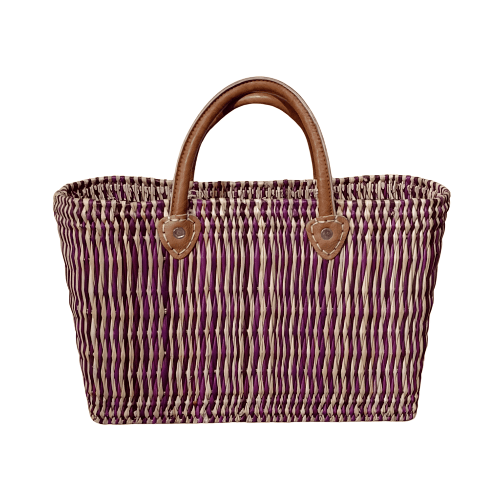 Beach bag of wicker Tamo_panier