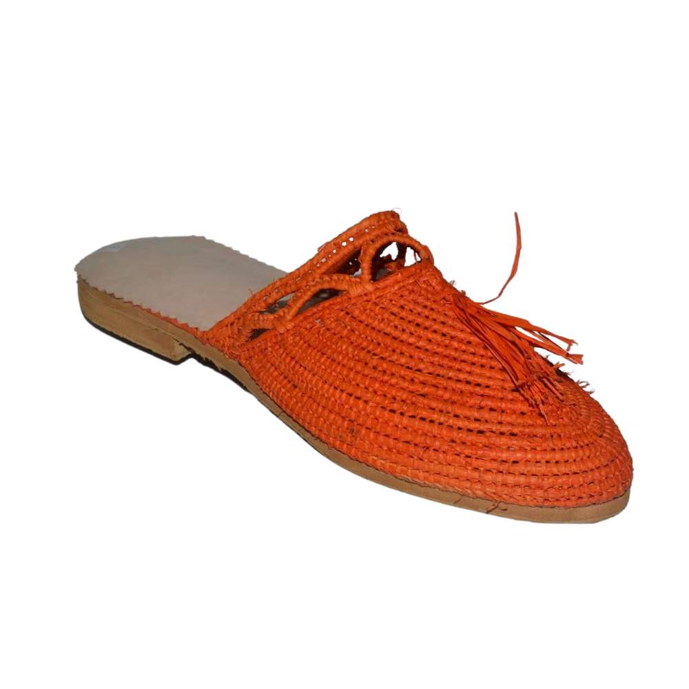 chaussures_raffia_pour_femmes_orange