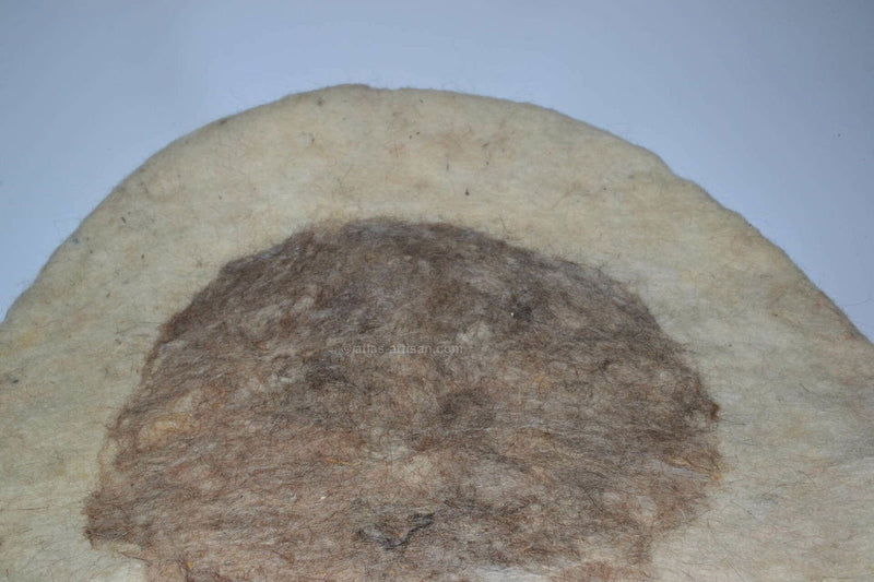 Couverture Pouf_pièce de laine