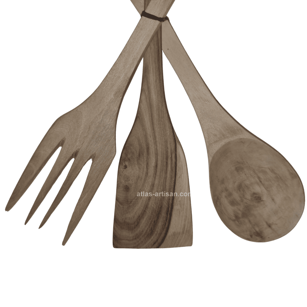 Repose-Cuillère En Bois Naturel - 18 X 9 Cm, Pour Cuisine, Barbecue, Camping, Garde Ustensiles Propre