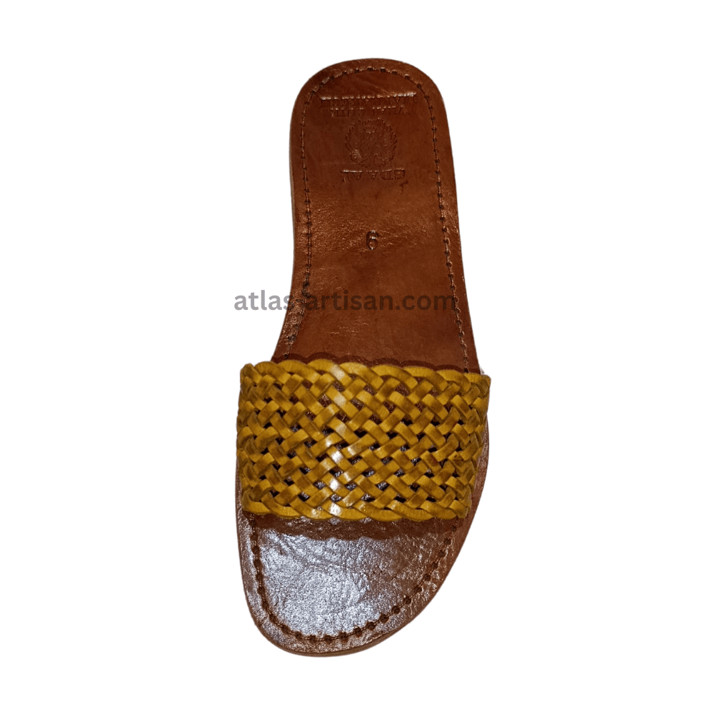 flat_sandals_leather_yellow