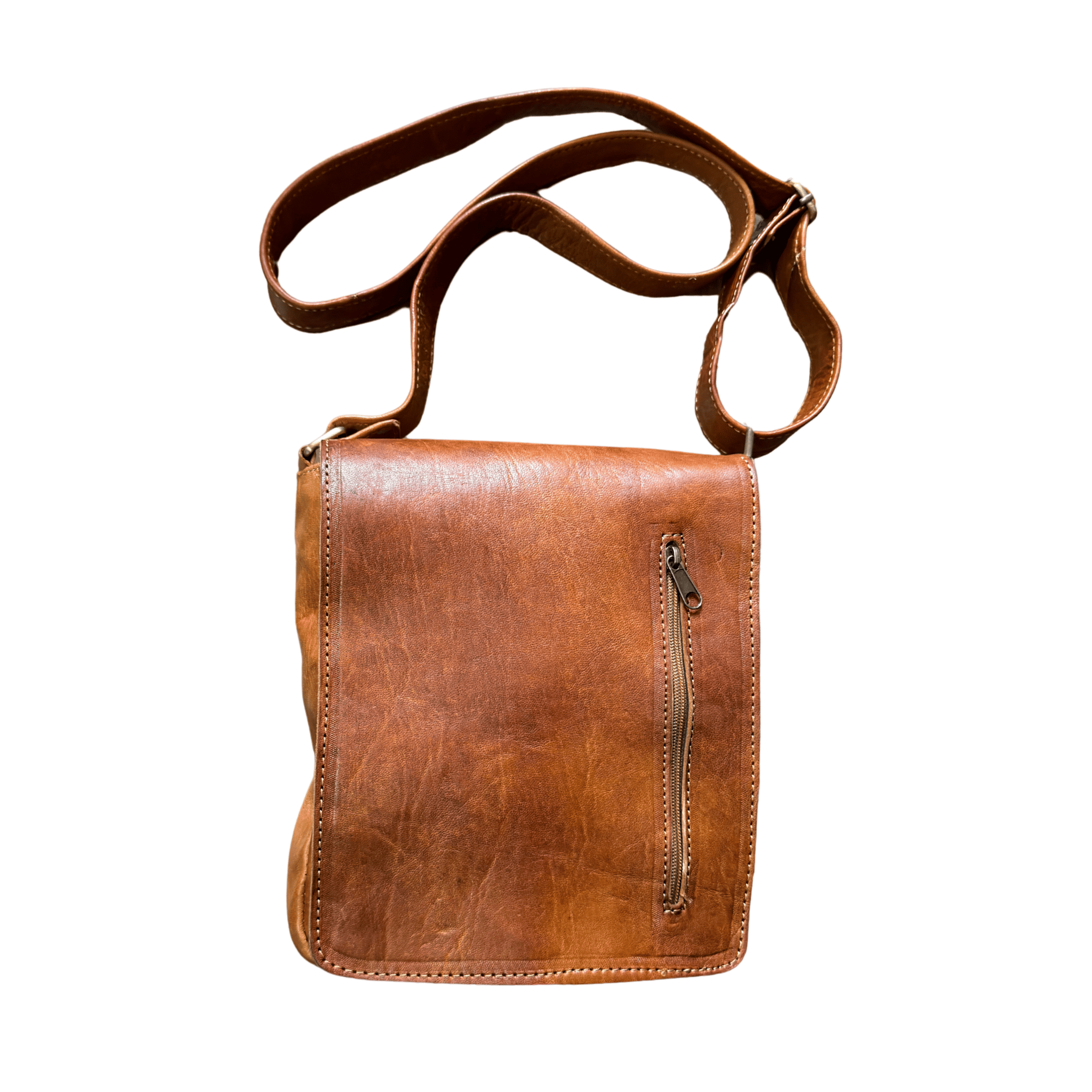 Satchel leather bag Topler