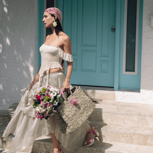 Handbag wicker Nora_luggage & bags