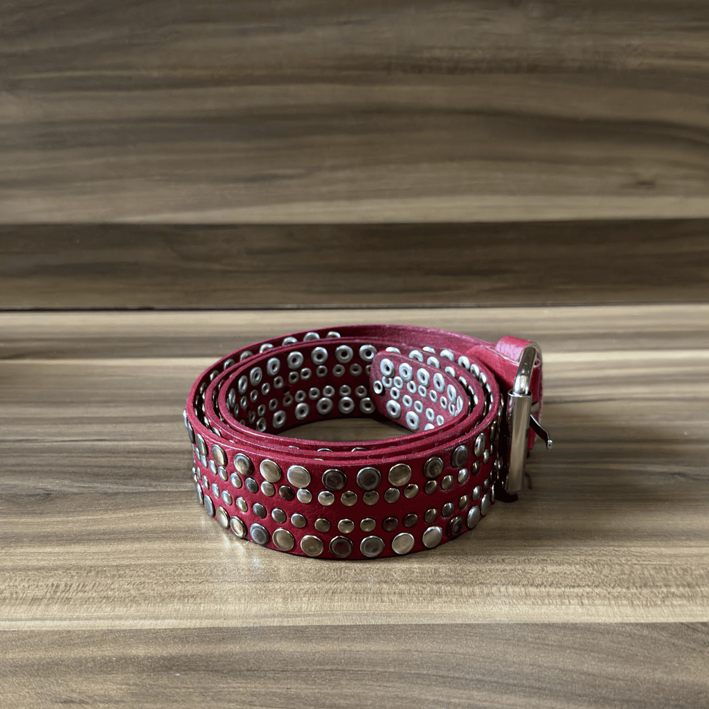 Leather Belt Roses_leather belt