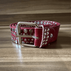 Leather Belt Roses_leather belt
