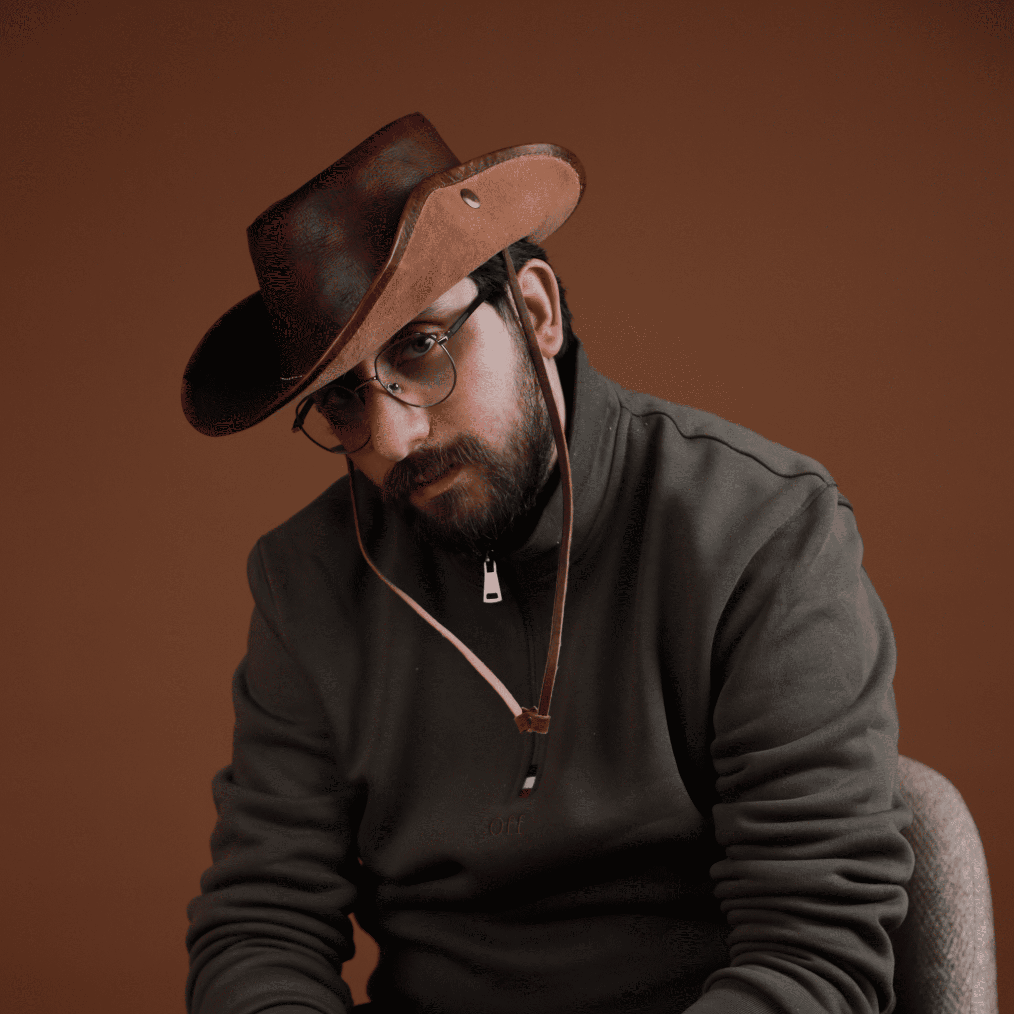 Leather Hat Chevalier_leather hat