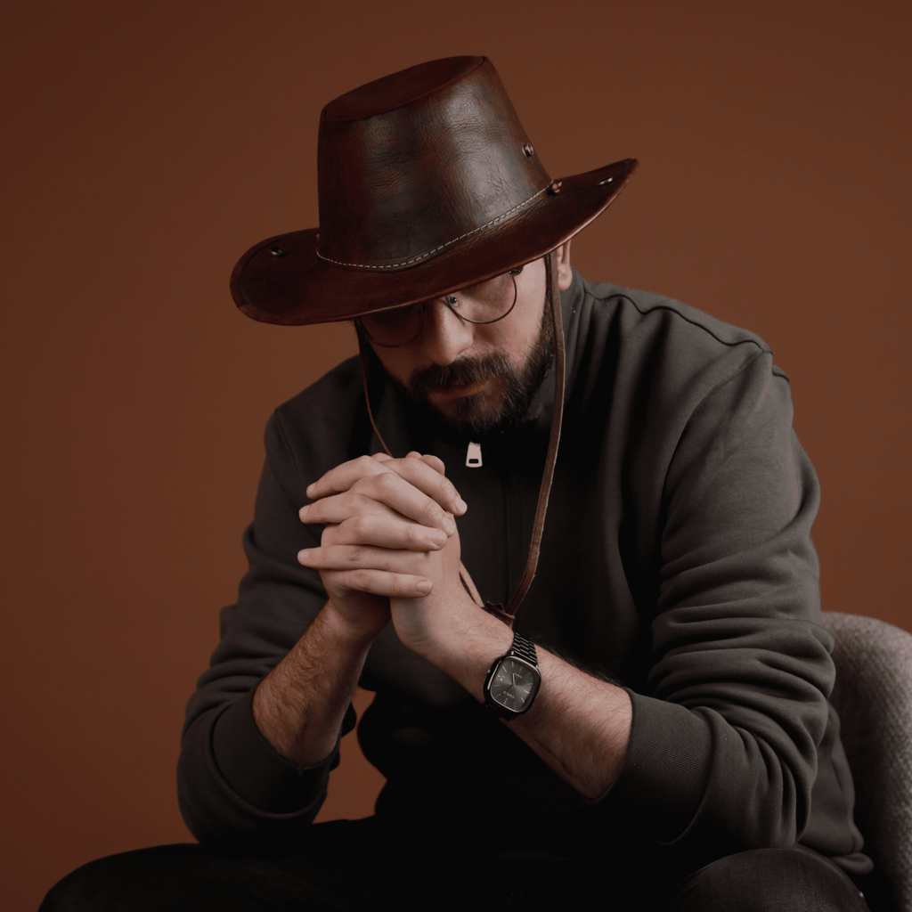 Leather Hat Chevalier_leather hat