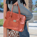 Leather satchel Tote_Satchel bag