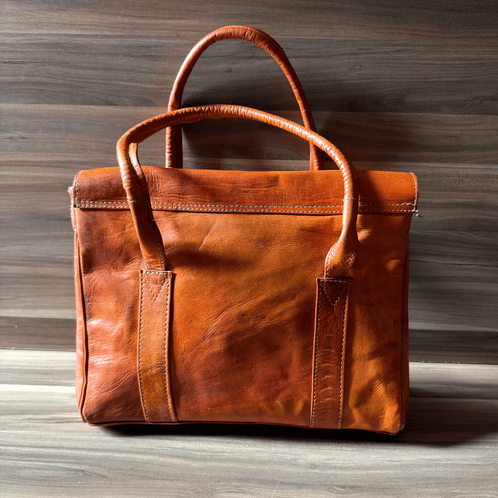 Leather satchel Tote_Satchel bag