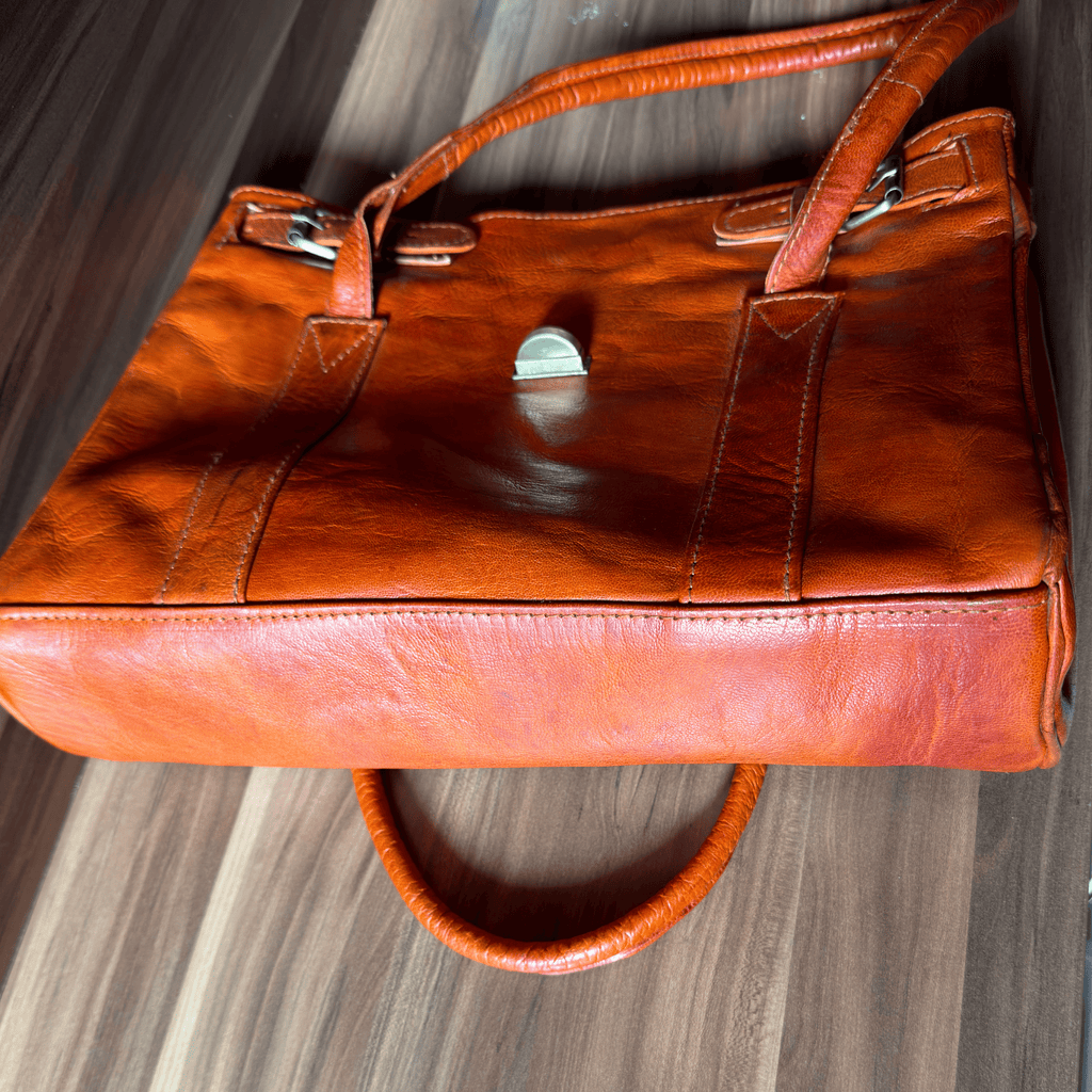 Leather satchel Tote_Satchel bag
