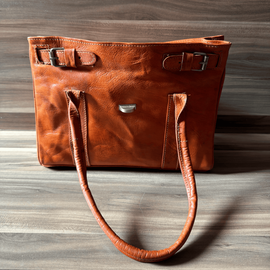 Leather satchel Tote_Satchel bag