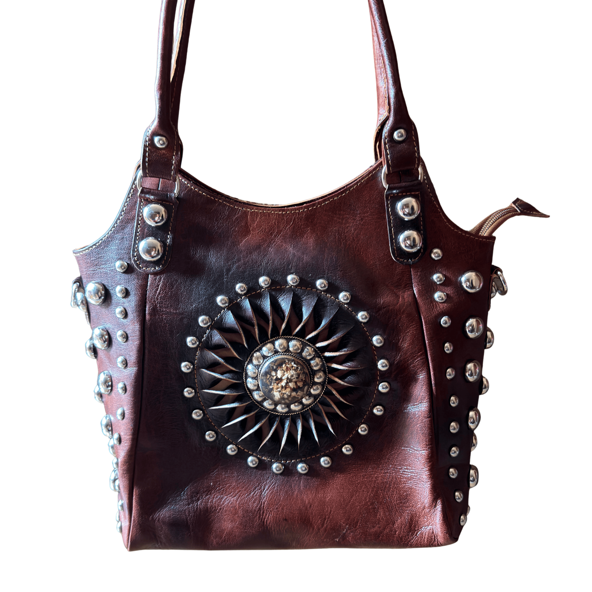 Leather Tote Bag Moonlight_tote bag