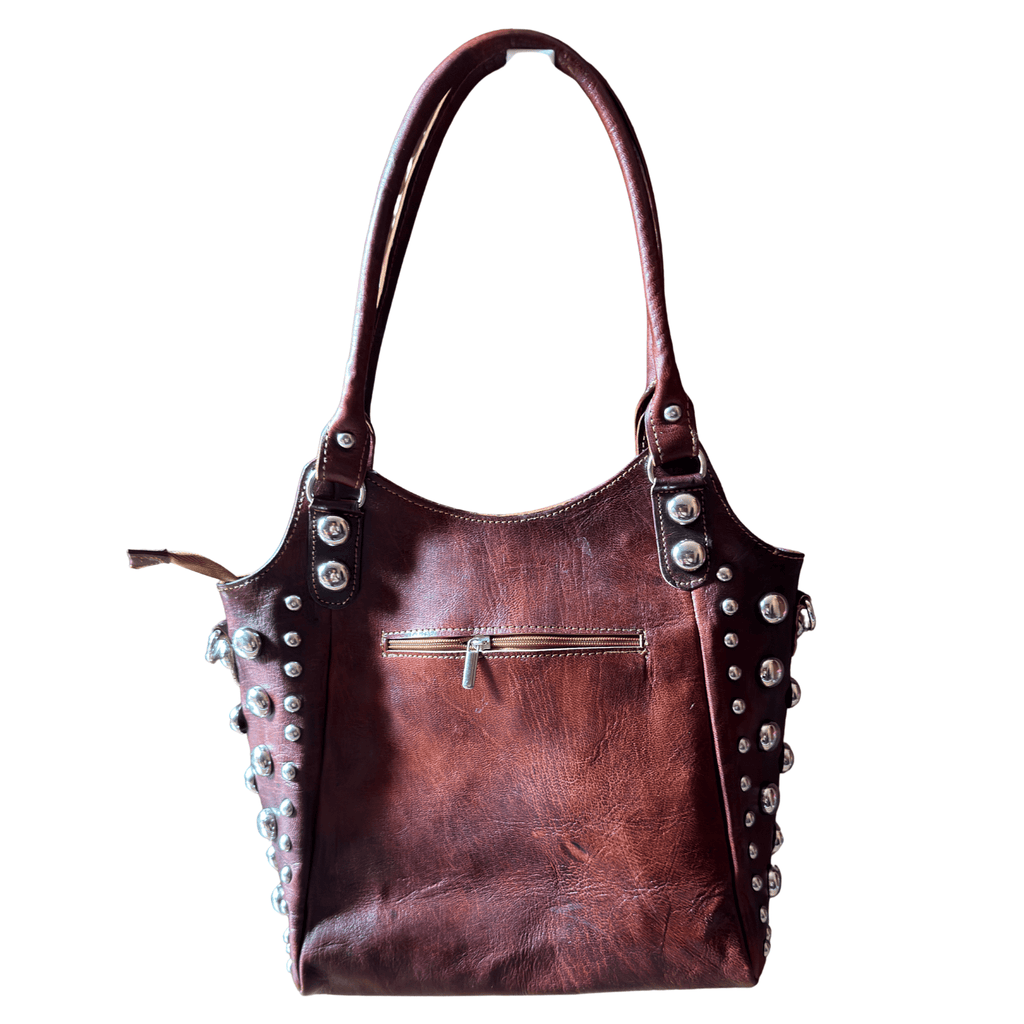 Leather Tote Bag Moonlight_tote bag