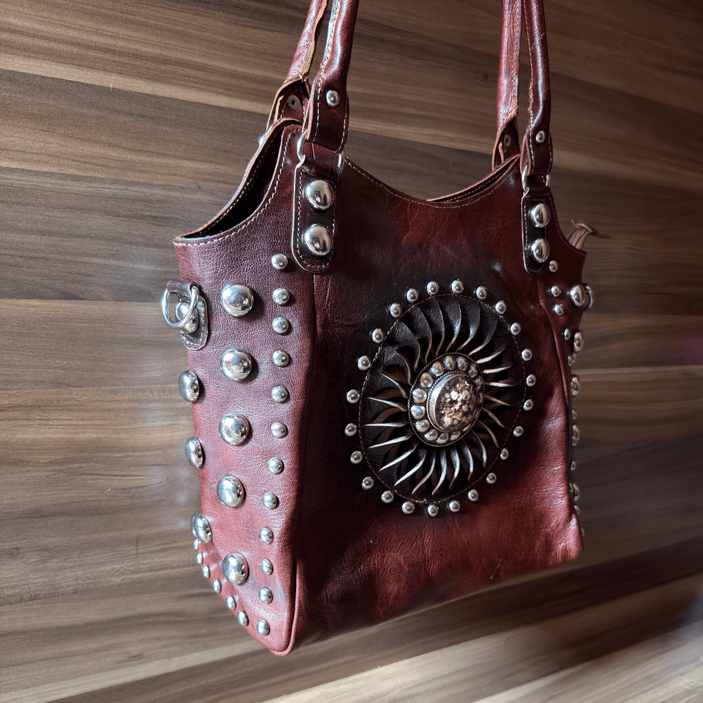 Leather Tote Bag Moonlight_tote bag