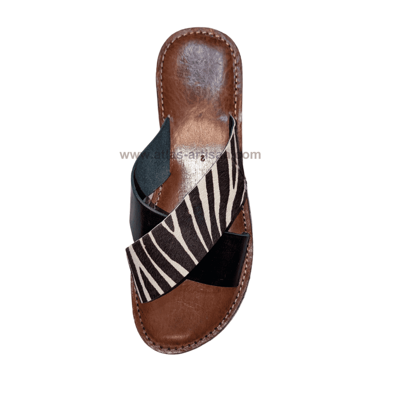 leather_flat_sandals_yellow_for_women