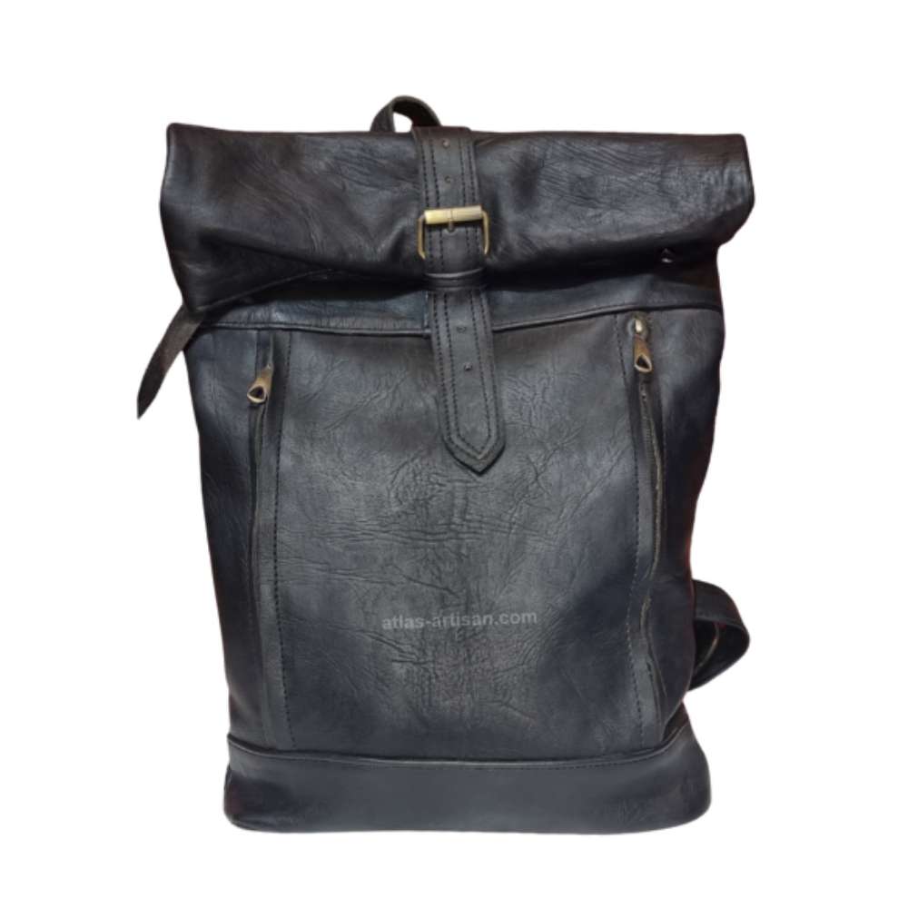 atlas leather backpack Men's leather backpack