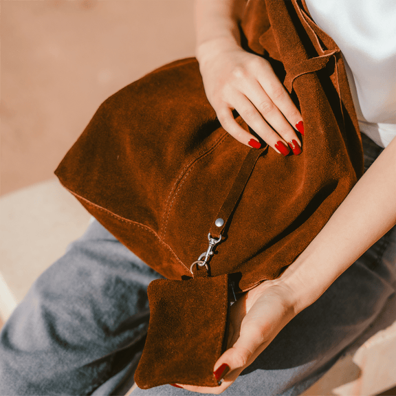 Sac daim Bohème_sac cuir daim