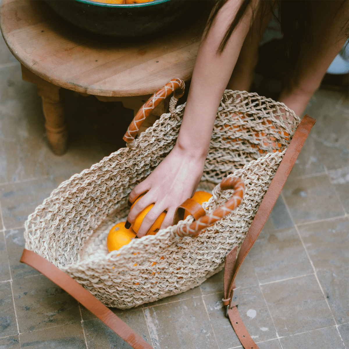 Sac pannier Laroche_sac osier