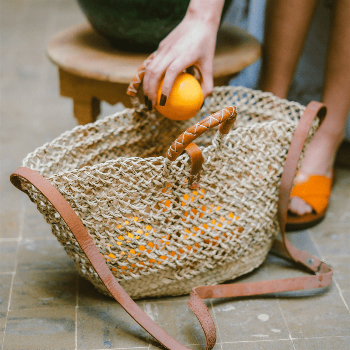 Sac pannier Laroche_sac osier