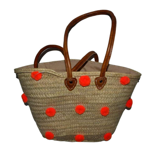 Sac pompon_panier