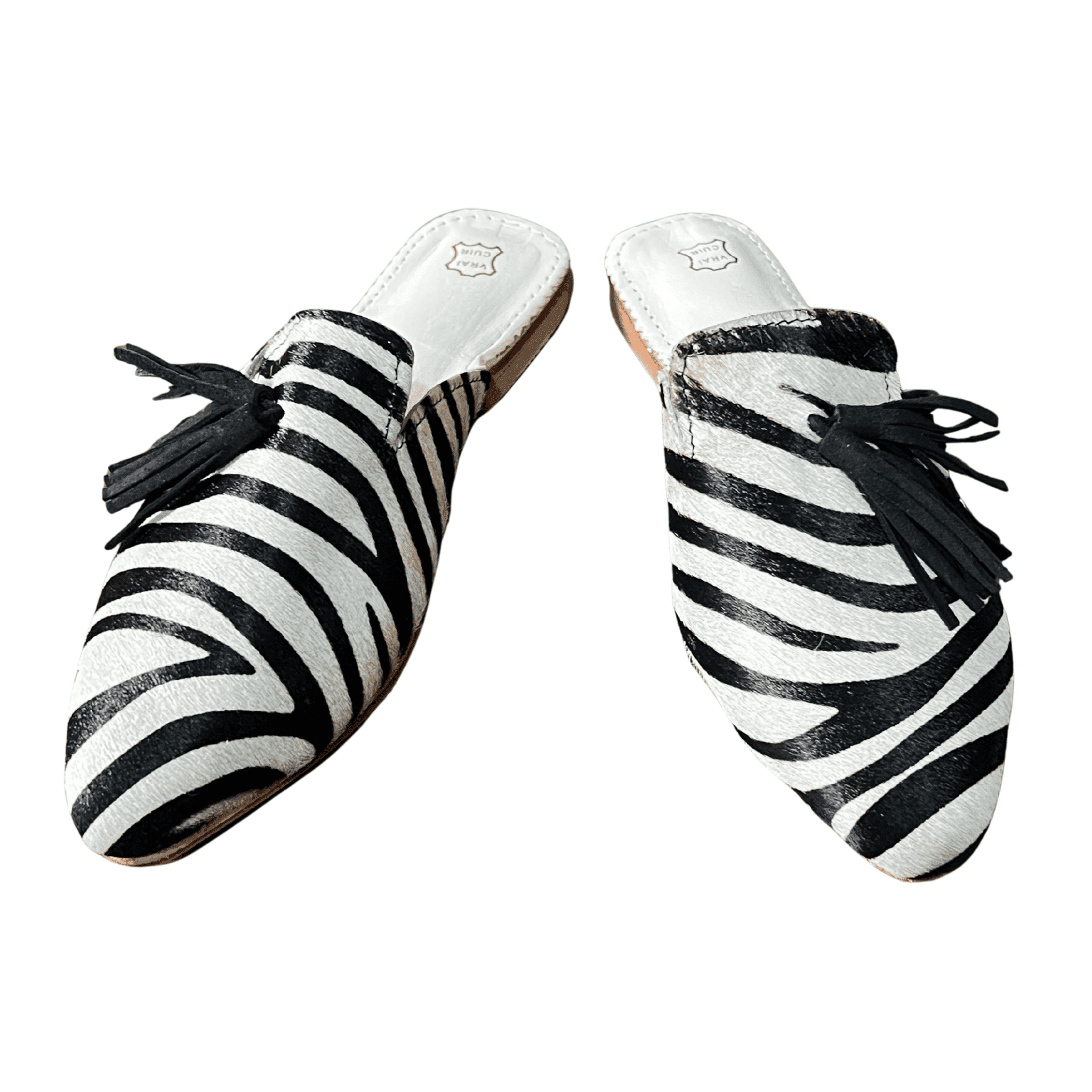 Slippers Zebra_Moroccan slippers