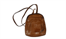 Load image into Gallery viewer, sac à dos en cuir marron original