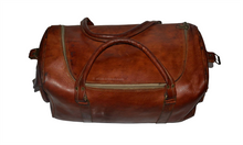 Load image into Gallery viewer, grand sac en cuir naturel artisanal