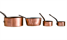 Load image into Gallery viewer, Copper Saucepans