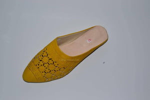 sandales femmes jaune