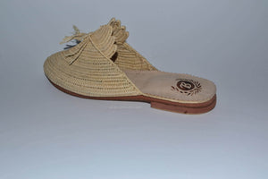 sandales paille _ couleur original
