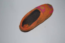 Load image into Gallery viewer, pantoufle laine orange