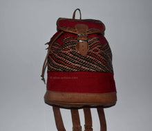 Load image into Gallery viewer, sac a dos cuir maroc marron