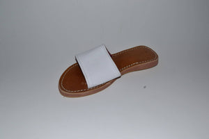 sandales cuir blanc pour femme