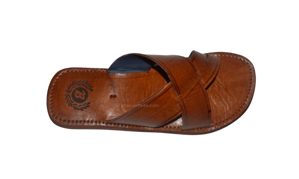 Sandales artisanales discount cuir homme